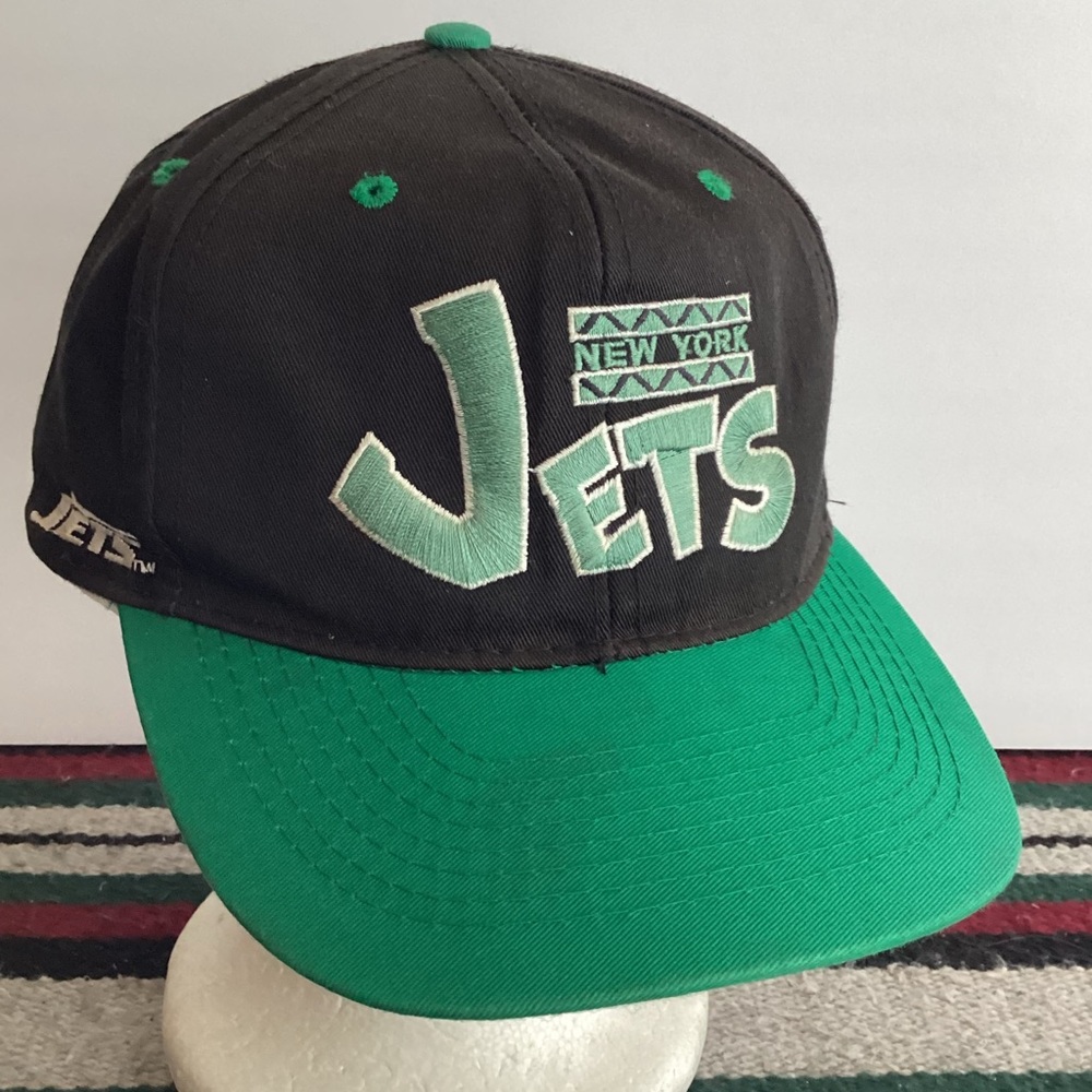 Vintage Annco Professional Model New York Jets SnapBack Hat Football NFL